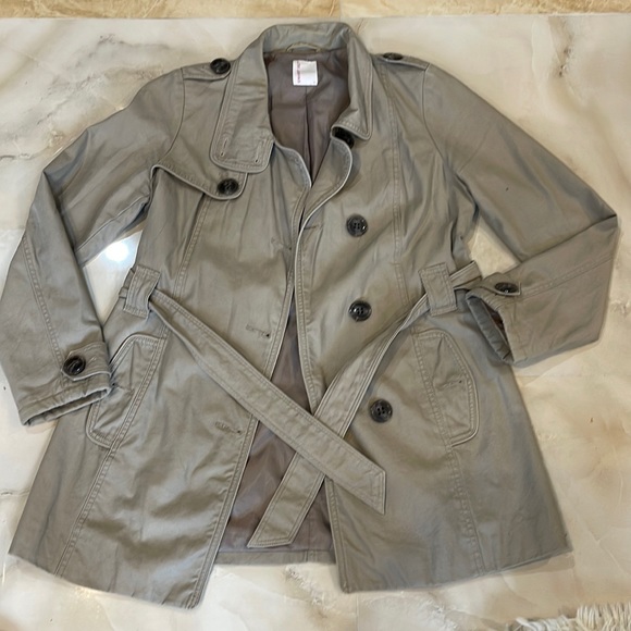 SMART SET - Khaki Trench Coat - M - Picture 1 of 4